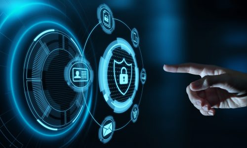 Data protection Cyber Security Privacy Business Internet Technology Concept.